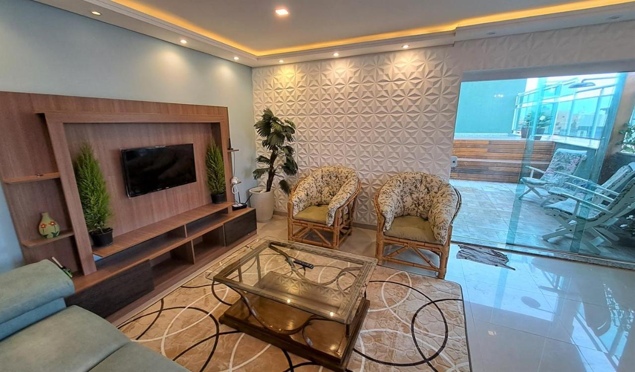 Cobertura Com Piscina - Praia Da Enseada Guarujá Exteriör bild